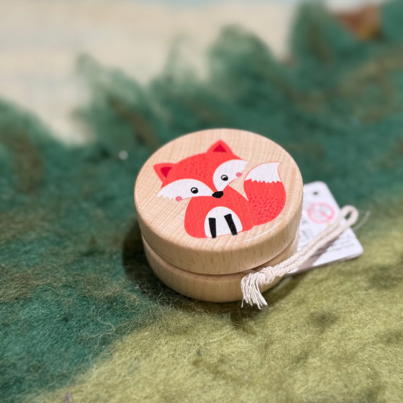 Bigjigs Wooden Wildlife Yo-Yos Assorted Design 3yrs+