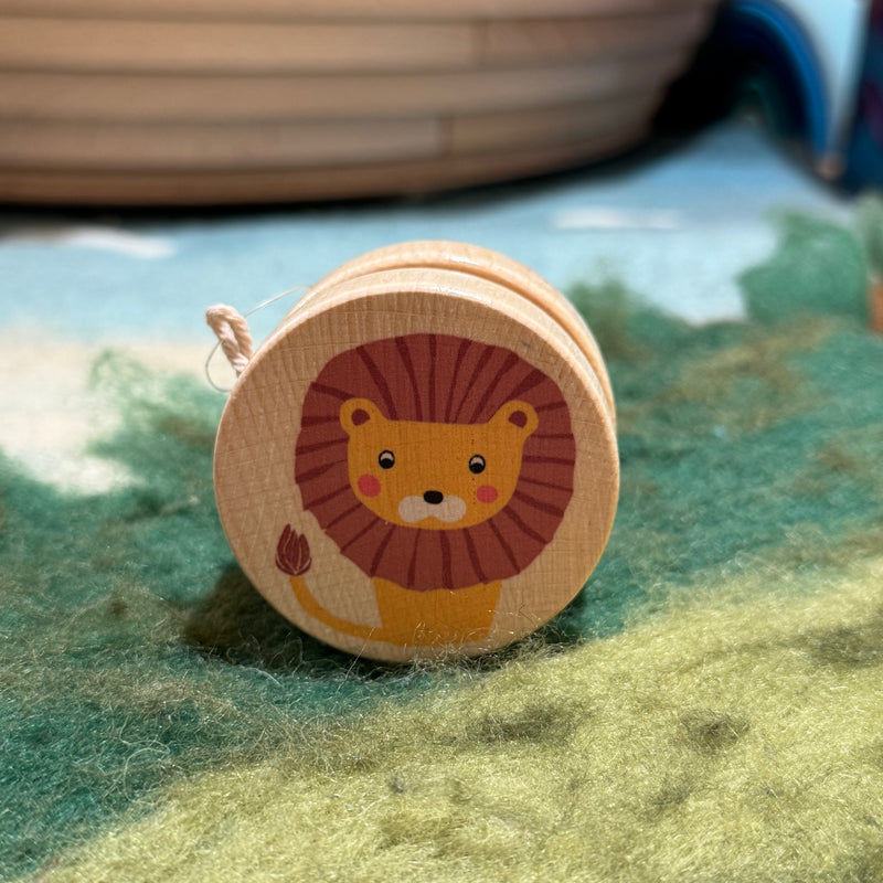 Bigjigs Wooden Wildlife Yo-Yos Assorted Design 3yrs+