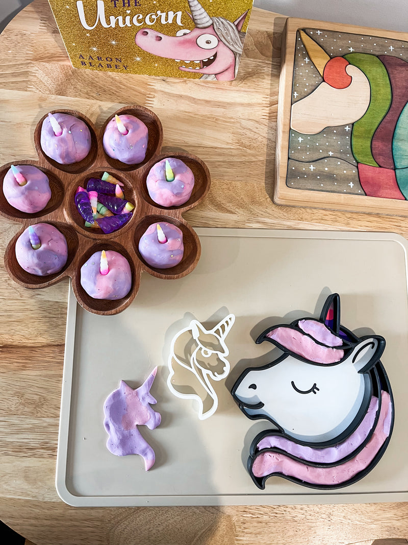 Unicorn Bio Cutter by Beadiebug Playdough Sand Toys Art and Craft for Kids Fairy Unicorn and Castle Theme 3yrs+
