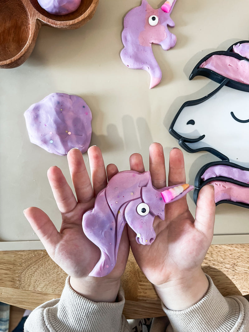 Unicorn Bio Cutter by Beadiebug Playdough Sand Toys Art and Craft for Kids Fairy Unicorn and Castle Theme 3yrs+