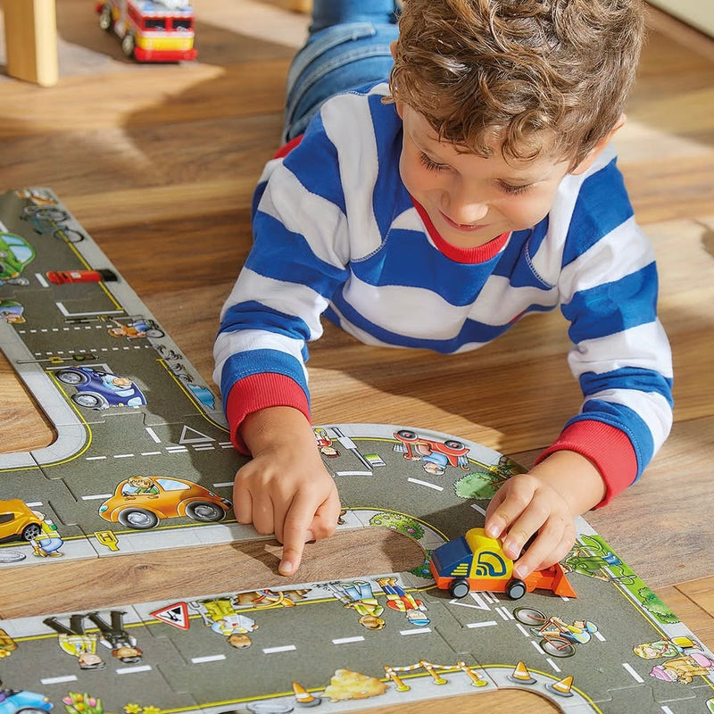 Orchard Toys Giant Road Floor Jigsaw Puzzle 20pcs Cognitive Development Toys for 3yrs+