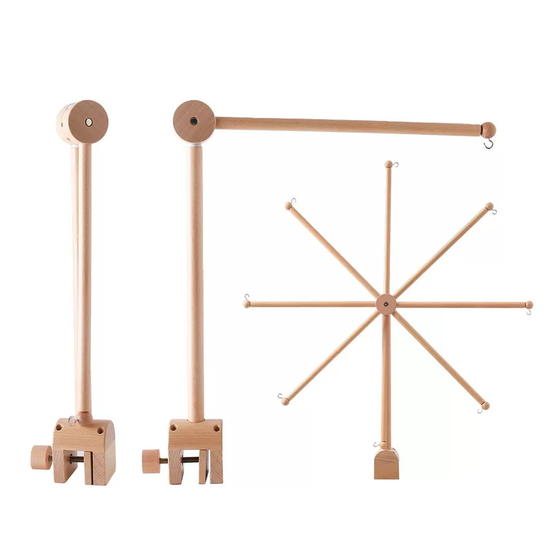 Wooden Mobile Hanger Natural Room Decor