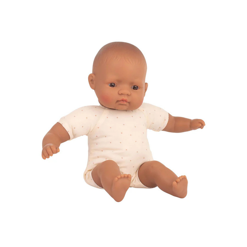 Miniland Soft Body Doll Hispanic Baby Toys 32cm Baby Gifts Idea 18m+