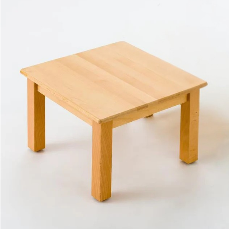 Montessori Wooden Weaning Toddler Table ONLY 45x45x30cm Kids Furniture (Furniture Shipping)