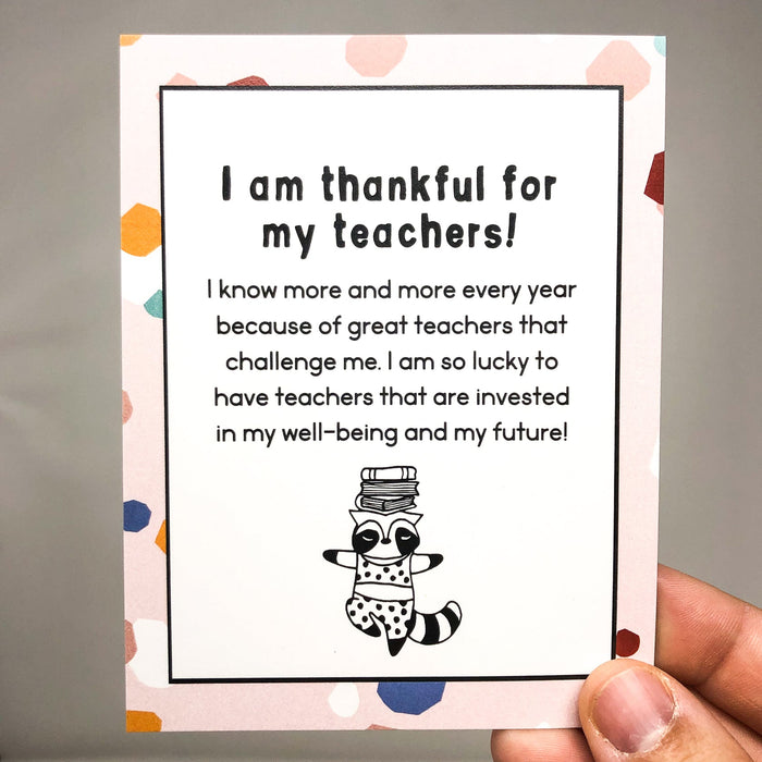 Gratitude Cards for Kids - "Growing in Gratitude" 25 Cards