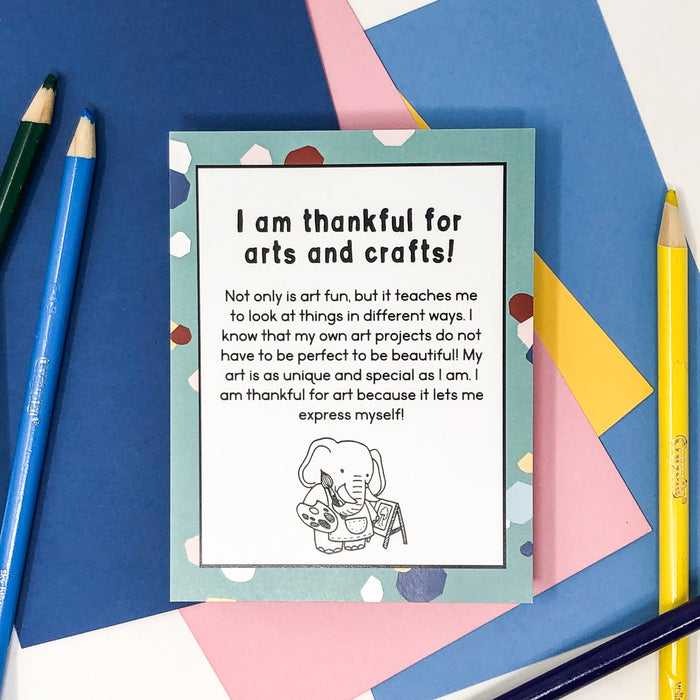 Gratitude Cards for Kids - "Growing in Gratitude" 25 Cards