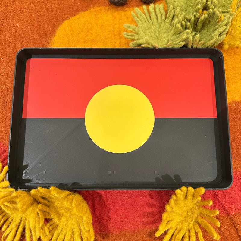 Aboriginal Flag Sensory Tray by Songlines Australian Indigenous First Nation Resources School Range 3yrs+