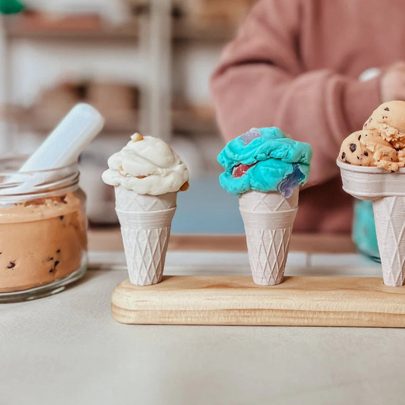 Choc Bomb Ice Cream Cone by Beadiebug Playdough Sand Toys Art and Craft for Kids 3yrs+