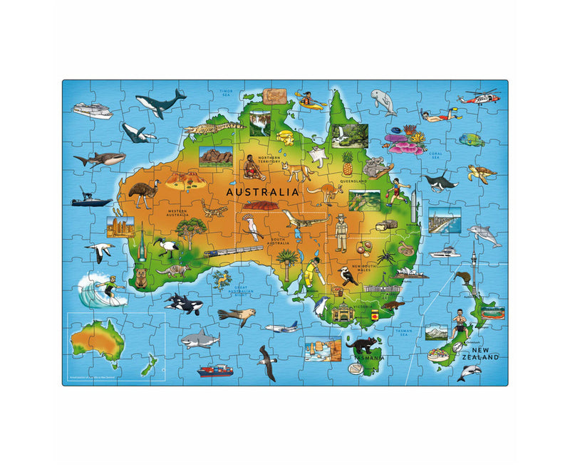 Orchard Jigsaw Map of Australia and New Zealand for 5yrs+