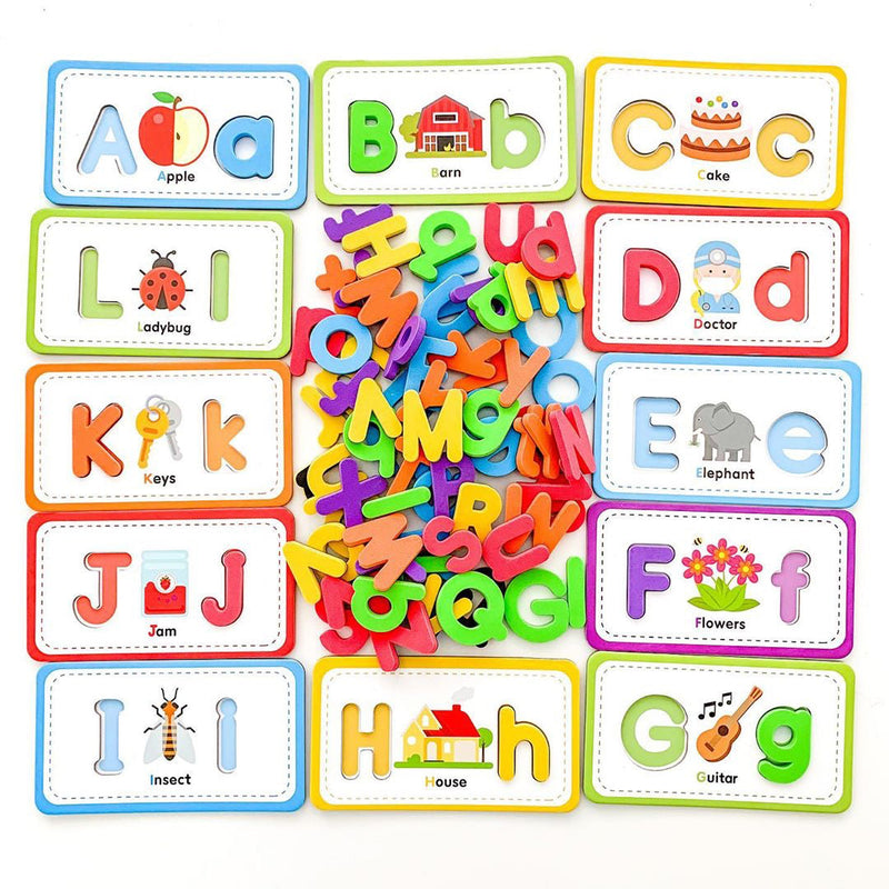 Curious Columbus ABC Flashcards and Magnetic Letters Early Phonics Literacy Best Seller 3yrs+