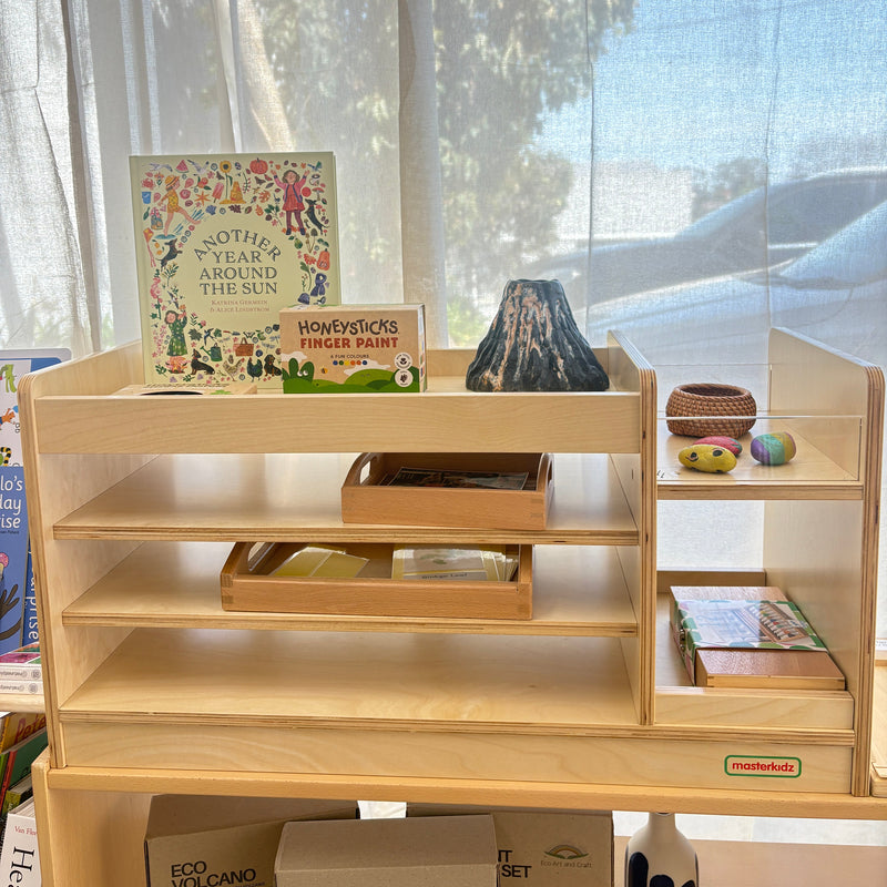 MasterKidz Art Craft Station Storage Shelf 80(L)x33(W)x40.5(H)cm Kids Furniture (Furniture Shipping)