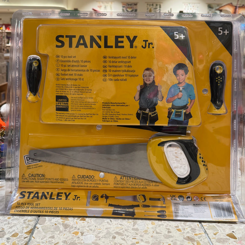 Stanley Jr Tool Kit Set 10pcs Fine Motor Skills Toys Early Science STEM Toys Construction 5yrs+