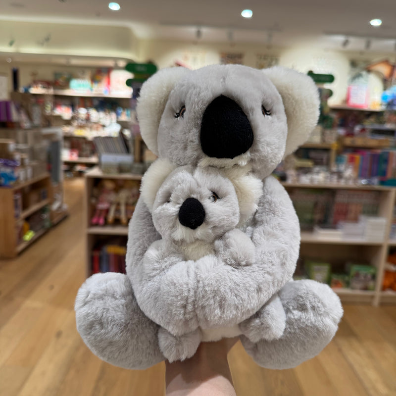 Eco Koala Mum and Baby 25cm Plush By Eco Buddies Pretend and Imaginative Play Plush Toys 3yrs+