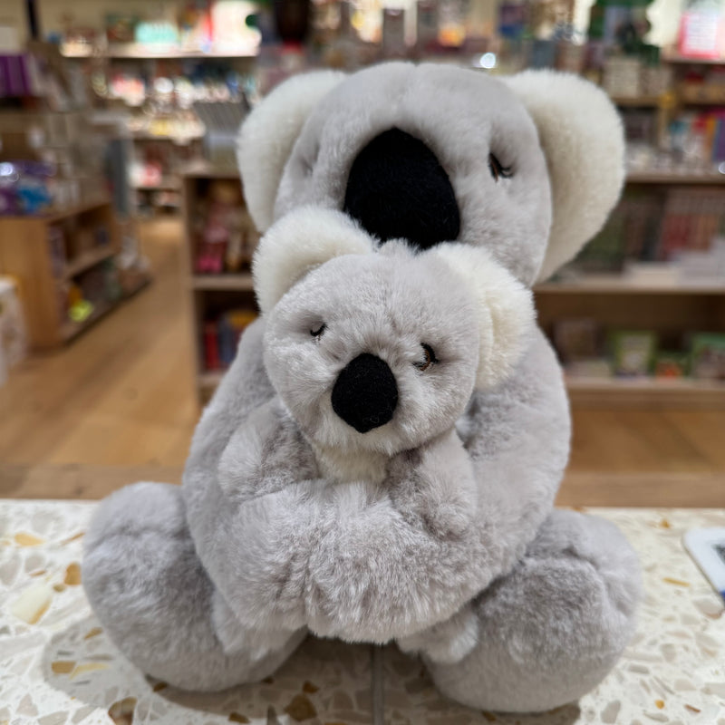 Eco Koala Mum and Baby 25cm Plush By Eco Buddies Pretend and Imaginative Play Plush Toys 3yrs+