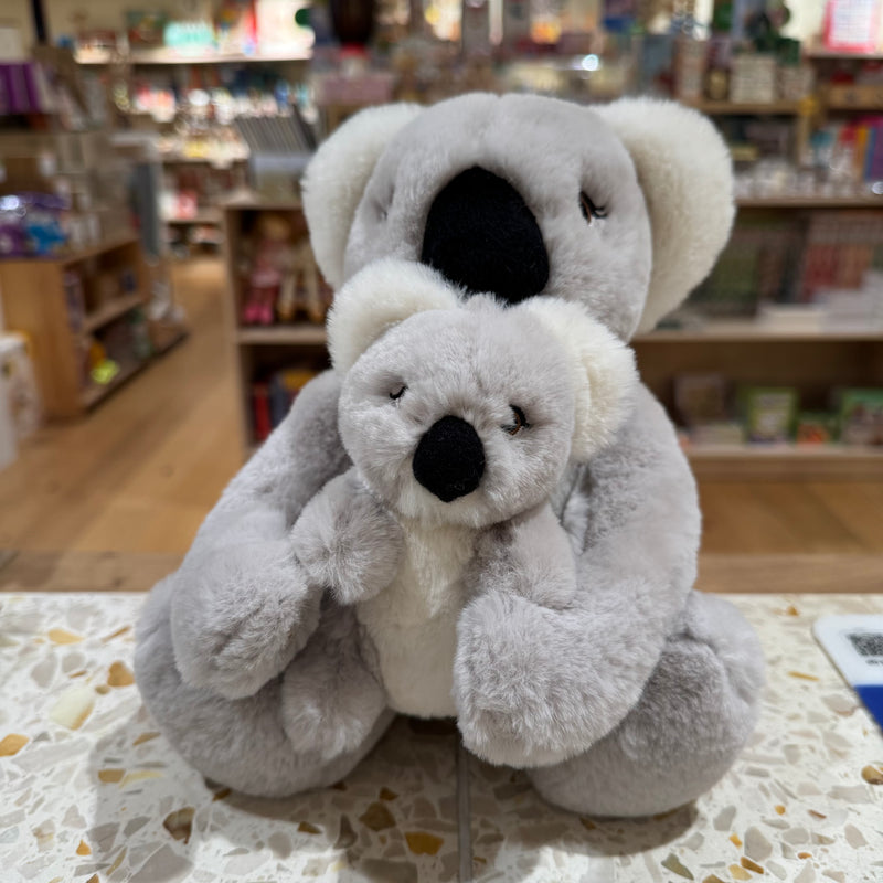 Eco Koala Mum and Baby 25cm Plush By Eco Buddies Pretend and Imaginative Play Plush Toys 3yrs+