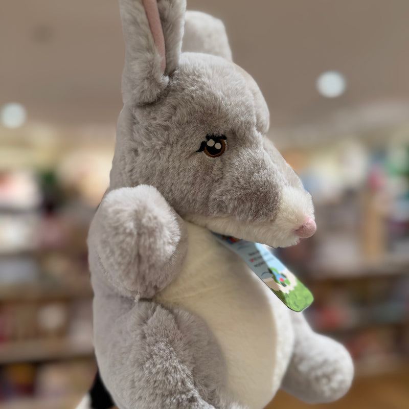 Eco Bilby Hand Puppet 25cm By Eco Buddies Pretend and Imaginative Play Plush Toys 3yrs+