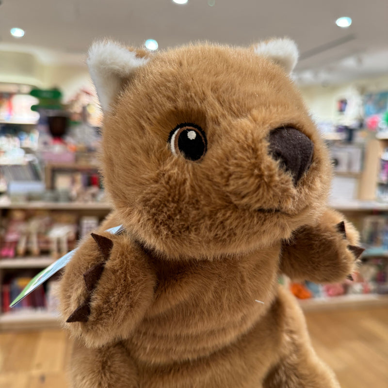 Eco Wombat Hand Puppet 25cm by Eco Buddies Pretend & Imaginative Play Plush Toys 3yrs+