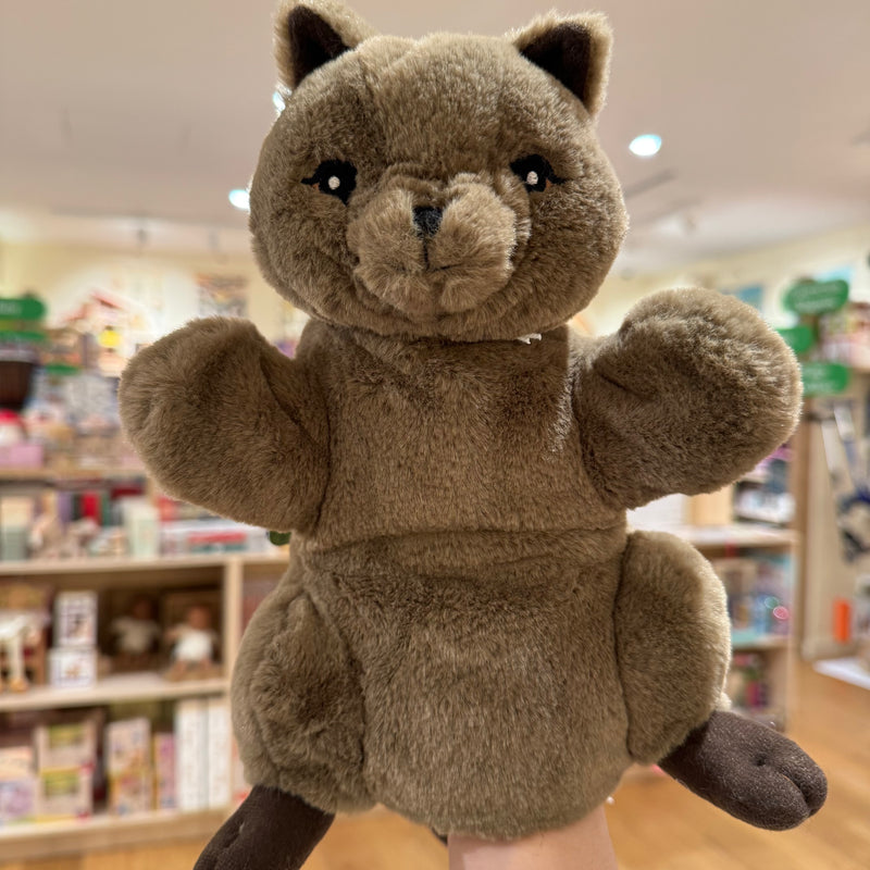 Eco Quokka Hand Puppet 25cm by Eco Buddies Pretend and Imaginative Play Plush Toys 3yrs+