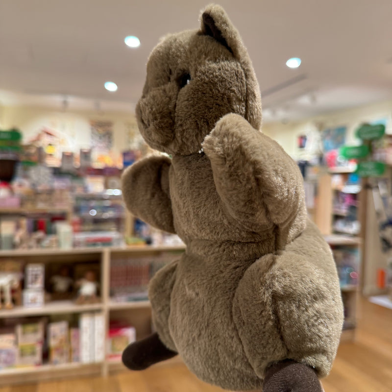 Eco Quokka Hand Puppet 25cm by Eco Buddies Pretend and Imaginative Play Plush Toys 3yrs+