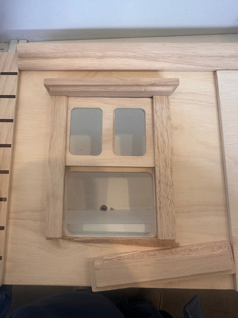 PlanToys Victorian Doll House Rubber Wood Best Seller 3yrs+ DAMAGED (Furniture Shipping)