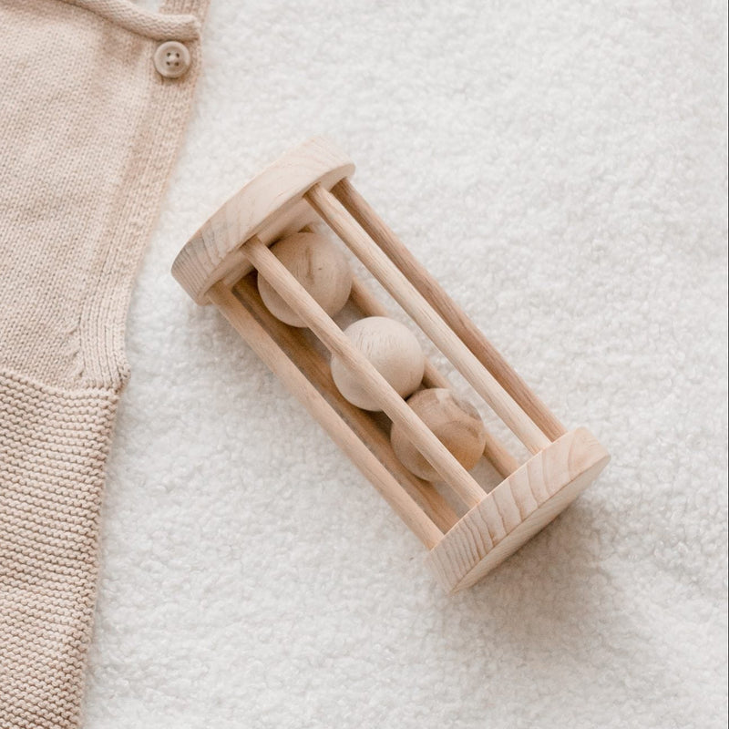 Qtoys Wooden Ball Rattle Baby Toys Baby Gifts Idea 0m+