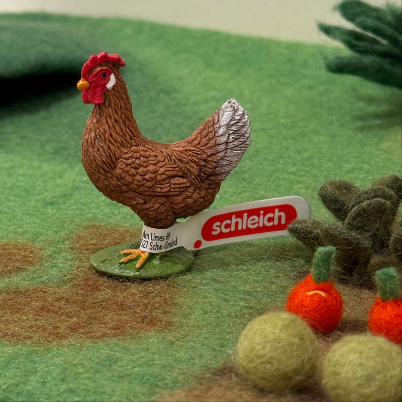 Schleich Hen Figurine Farm Collection Animal Figurines 3yrs+