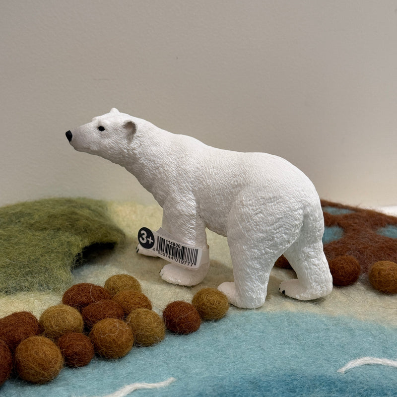 Schleich Polar Bear Figurine Ocean Collection Animal Figurines 3yrs+