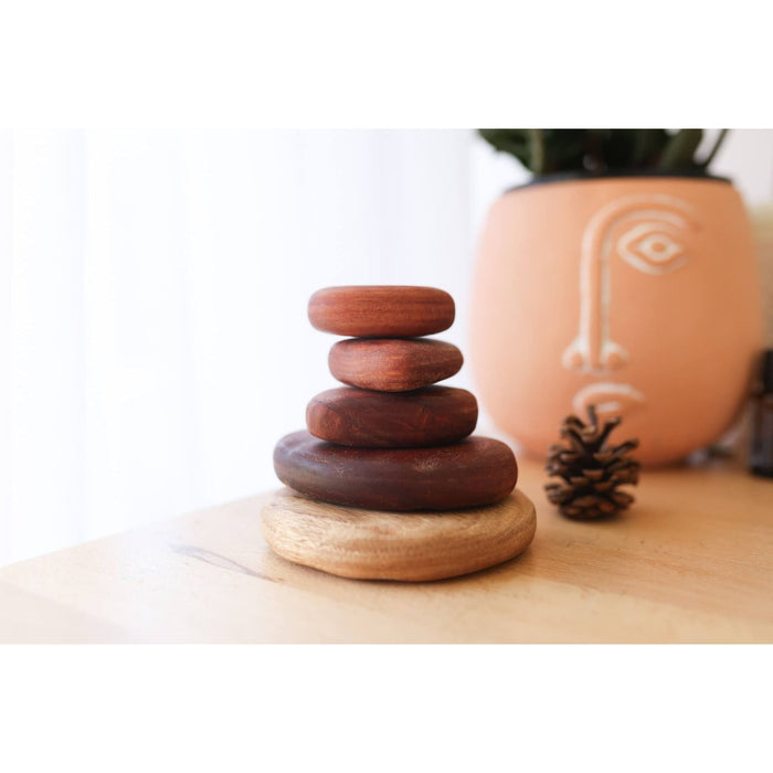 In-wood Stacking Stones 5 pcs 3yrs+