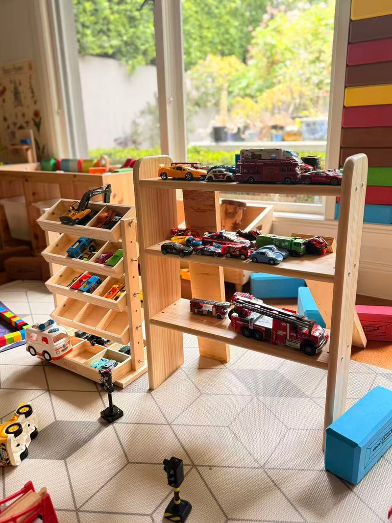 Small Pinewood 3 Tier Shelf Wooden Toy Storage Display Shelf Kid’s Furniture 69(H) X 42.3(W) X 30(D) Bulky Item