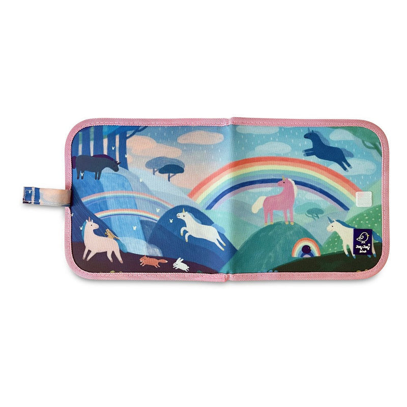 Jaq Jaq Bird Unicorn Timeless Wonder Doodle It & Go Erasable Activity Book Art and craft for kids Travel Toys Fairy Unicorn and Castle Theme 3yrs+