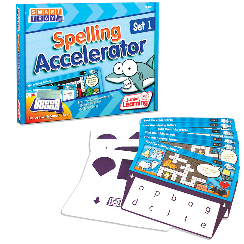 Junior Learning Spelling Accelerator Set 1 Early Literacy Phonics Cognitive Language 5yrs+