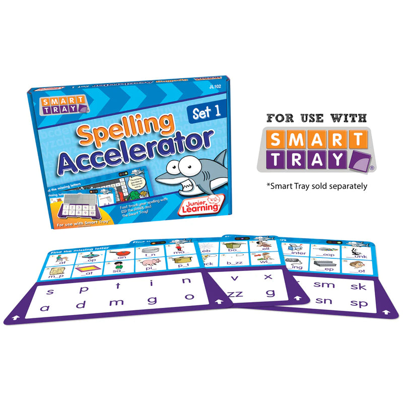 Junior Learning Spelling Accelerator Set 1 Early Literacy Phonics Cognitive Language 5yrs+
