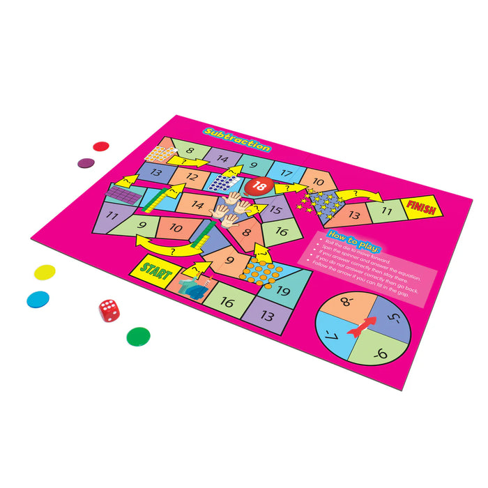 Junior Learning Maths Board Game Math Games for Kids 5yrs+ — My