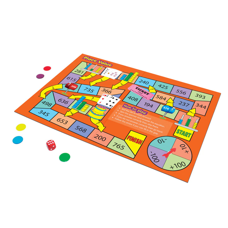 Fun Jr. High Math Games Junior Learning Maths Board Game Math Games for Kids 5yrs+ — My Playroom