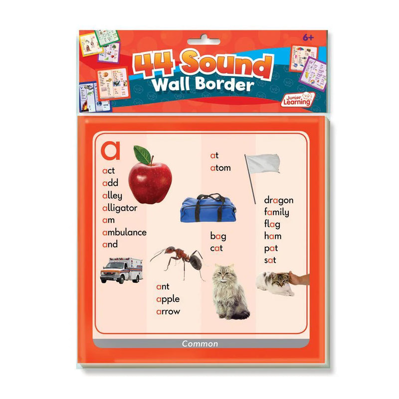 44 Sound Wall Border By Junior Learning Early Literacy Phonics Cognitive Language Best Seller 6yrs+