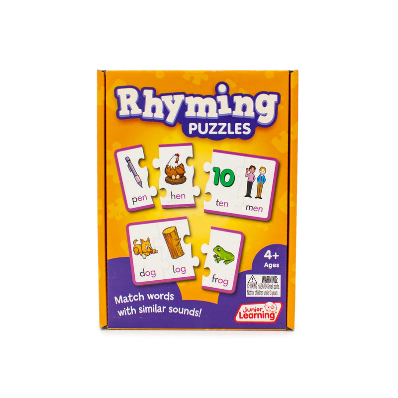 Rhyming Puzzles By Junior Learning Early Literacy Cognitive Language Phonics 4yrs+
