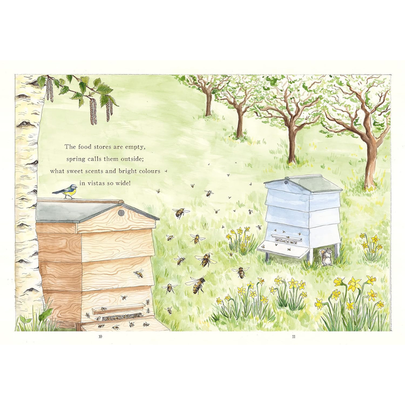 It Starts with a Bee: Watch a tiny bee bring the world to bloom (Hardcover) by Jennie Webber