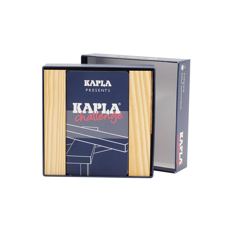Kapla Challenge Gift Box with Cards Wooden Toys Building Blocks 6yrs+