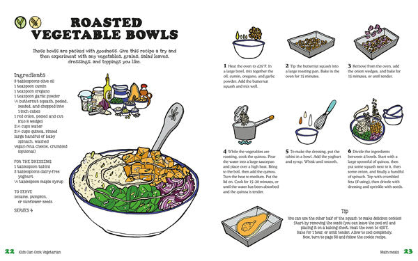 Kids Can Cook: Vegetarian (Hardcover) Kids Cook Book