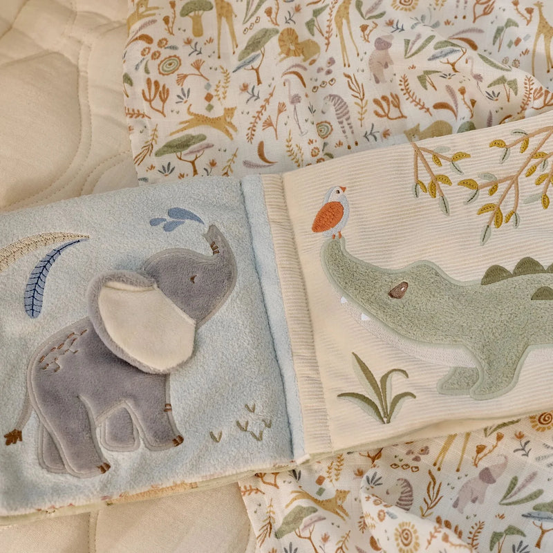 Little Dutch Safari Friends Soft Activity Booklet Fabric Interactive Baby Book 0m+