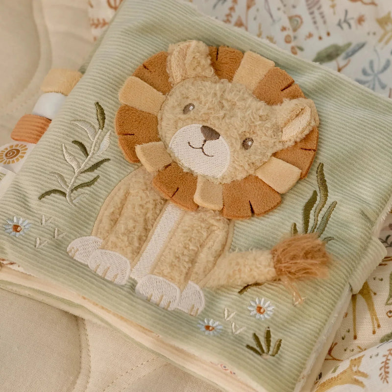 Little Dutch Safari Friends Soft Activity Booklet Fabric Interactive Baby Book 0m+