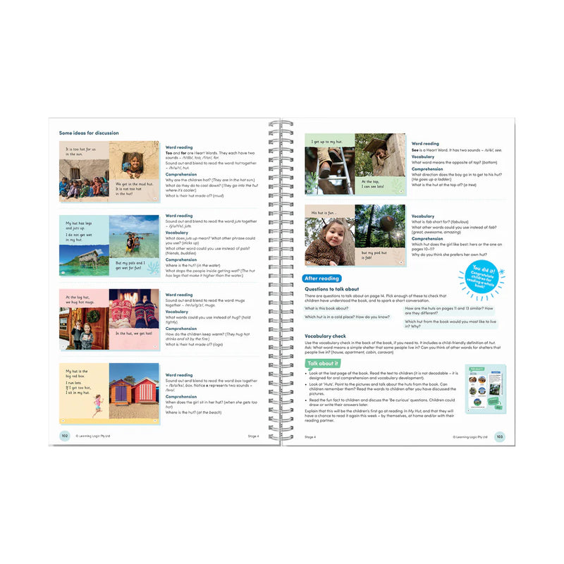 Big World Nonfiction Small Group Reading Teacher Notes Stages 1-4 Early Literacy Phonics Cognitive Language 3yrs+