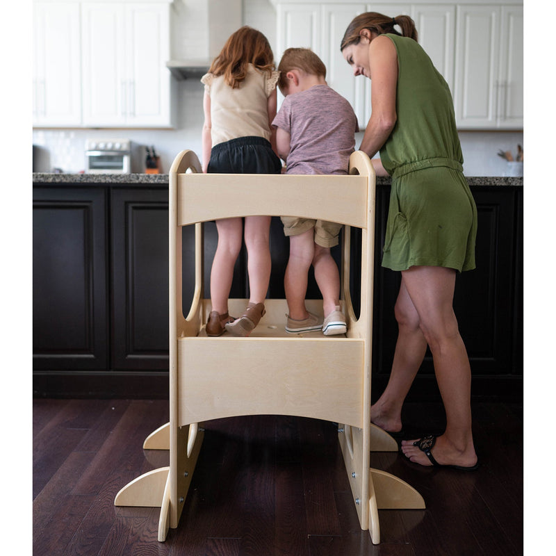Little Partners The Original Learning Tower Natural 84(L) x 59(W) x 97(H) cm (Furniture Shipping)