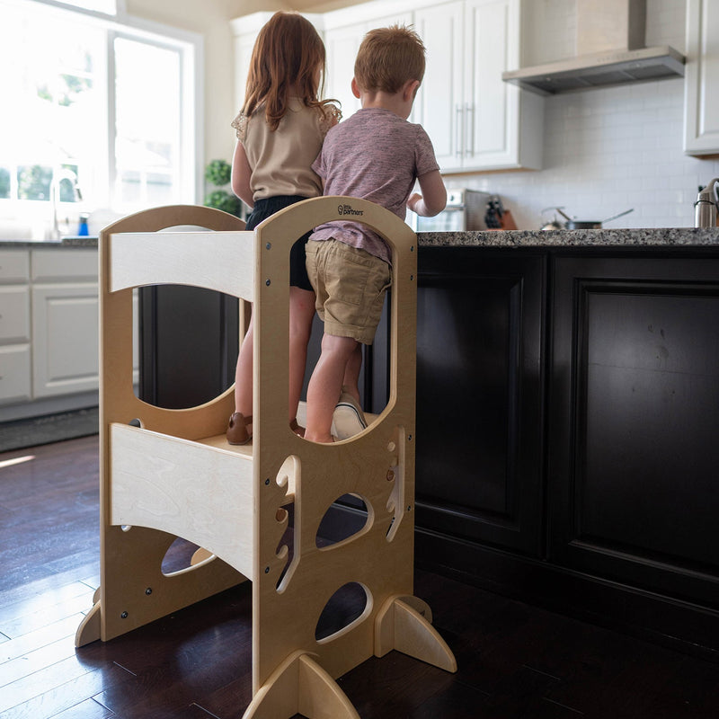 Little Partners The Original Learning Tower Natural 84(L) x 59(W) x 97(H) cm (Furniture Shipping)