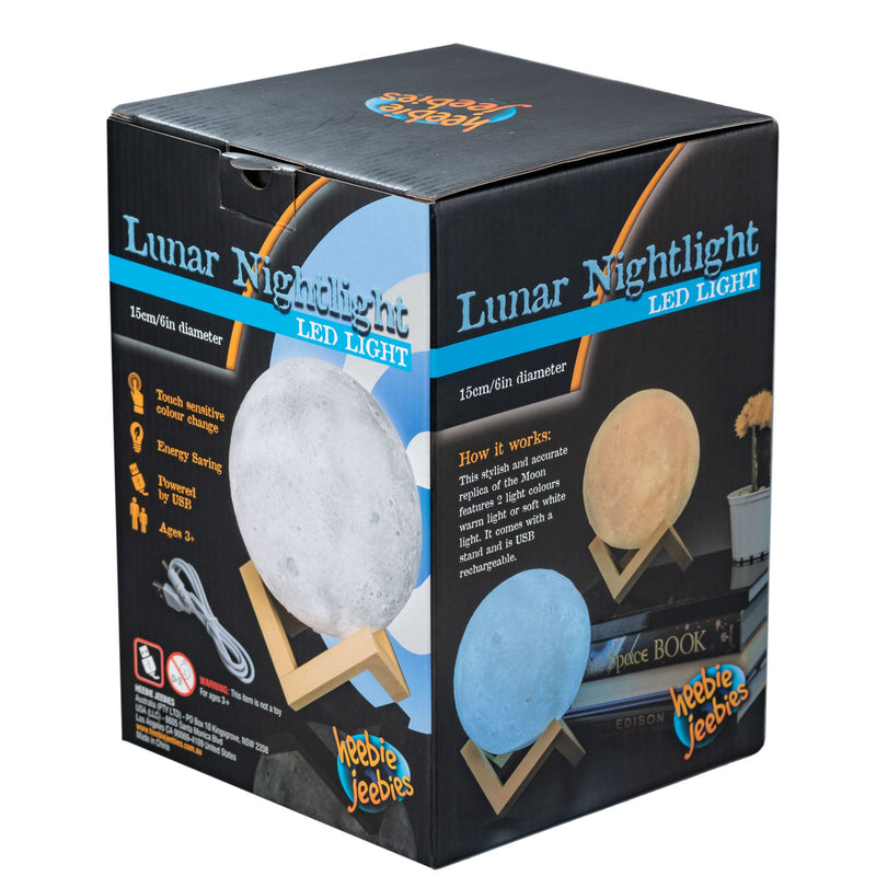 Heebie Jeebies Lunar Night Light Early Science STEM Toys Gifting Idea for 3yrs+
