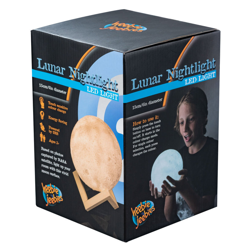 Heebie Jeebies Lunar Night Light Early Science STEM Toys Gifting Idea for 3yrs+