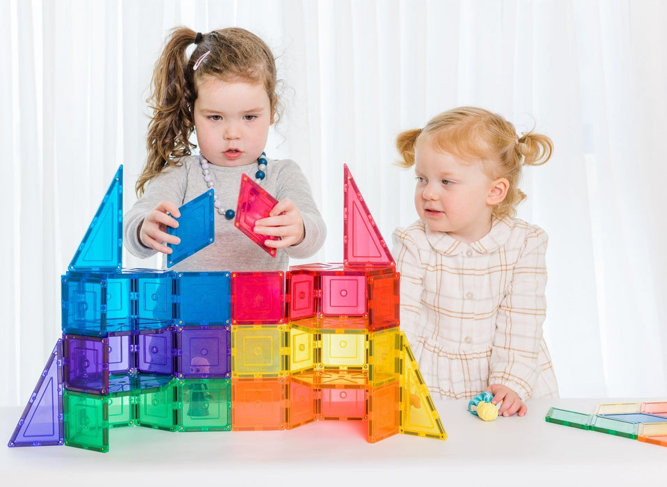 Learn and Grow Toys Magnetic Tiles Geometry Pack - 36 Piece 3yrs+