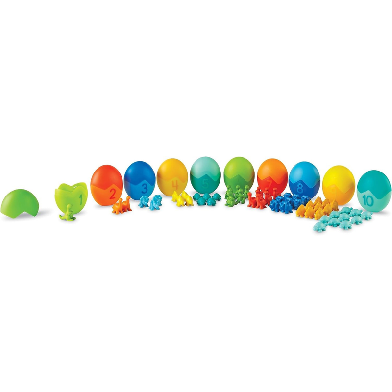 Counting Dino Sorters Maths Activity Set 65pcs by Learning Resources Early Math STEM Toys DISCONTINUED 2yrs+