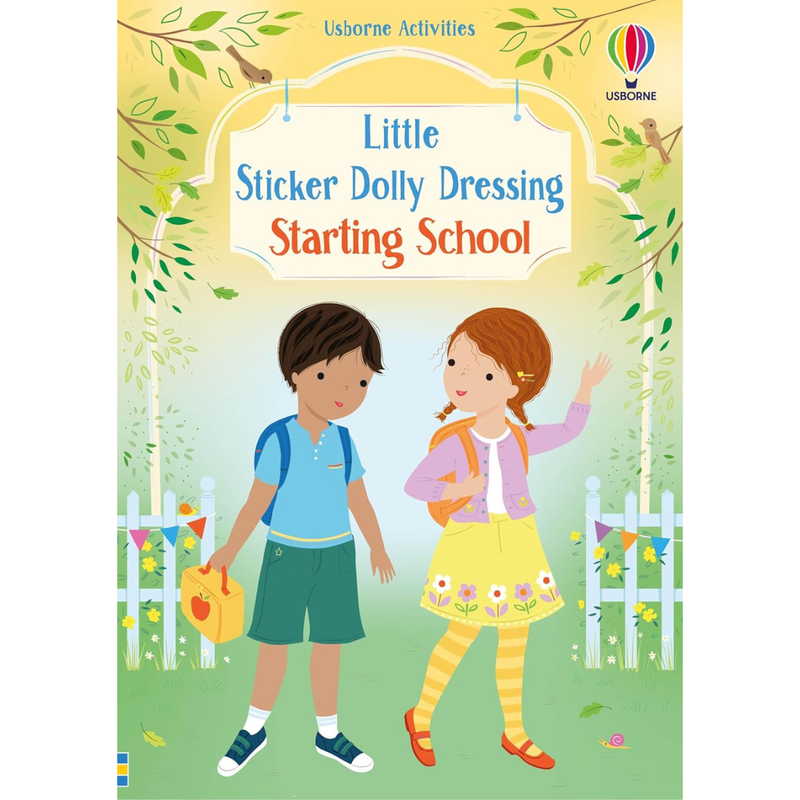 Little Sticker Dolly Dressing Starting School (Paperback) by Fiona Watt Kids Activity Book