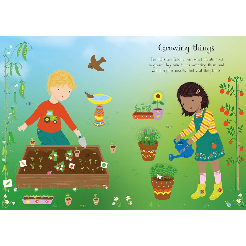 Little Sticker Dolly Dressing Starting School (Paperback) by Fiona Watt Kids Activity Book